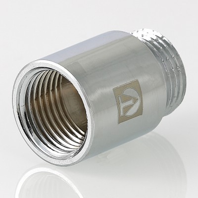 Удлинитель хромированный Valtec 1/2"х20 мм внутренняя/наружная VTr.198.C.0420