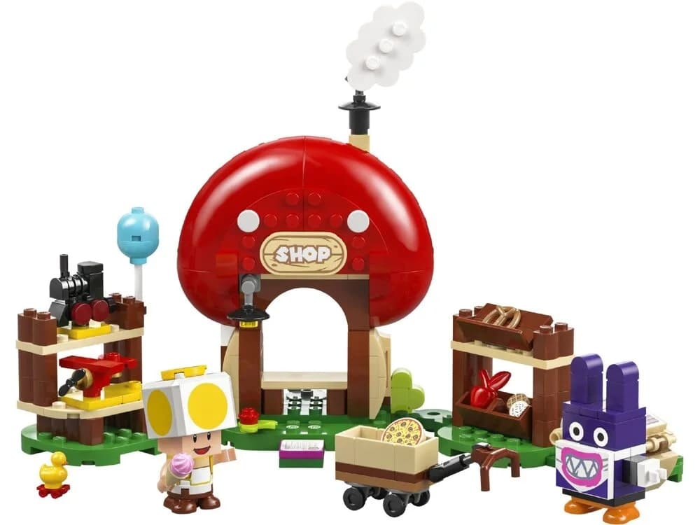 Конструктор Lego Super Mario Nabbit у крамниці Toad Додатковий набір 230 деталей (71429)