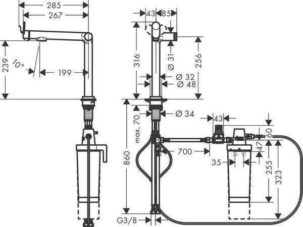    Hansgrohe Aqittura M91 (76804800)