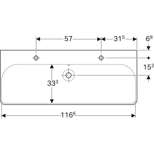   Geberit Smyle Square 120 (500.253.01.1)