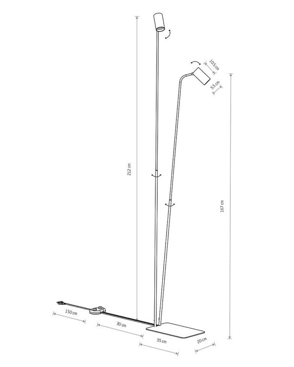  Nowodvorski MONO II FL White (7705)