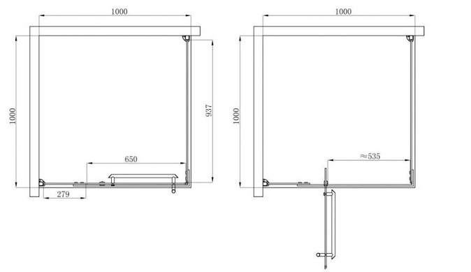   Devit Comfort 100x100x190   (FEN2223)