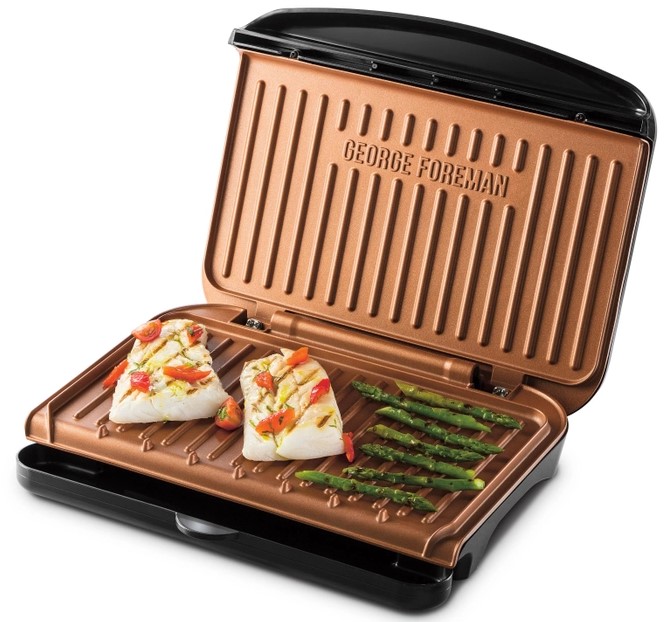   russell hobbs george foreman 25811-56 fit grill copper medium