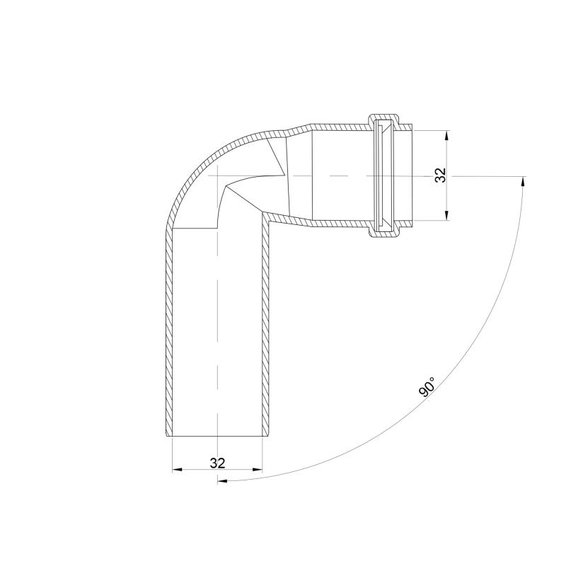    TA Sewage 32 90 (TASEBPP9032)