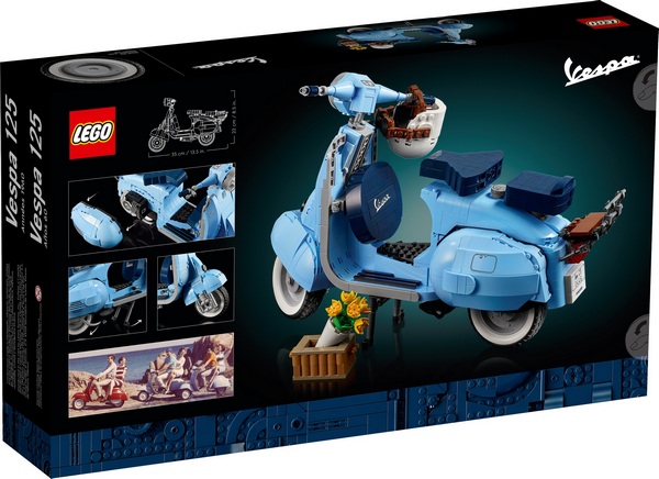  Lego Icons Vespa 125 1107  (10298)