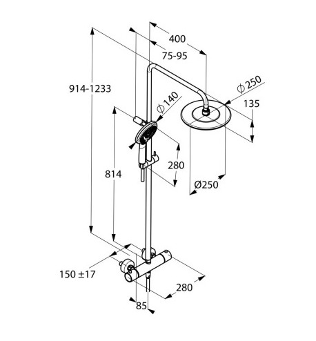   Kludi Freshline Dual Shower (670920500)