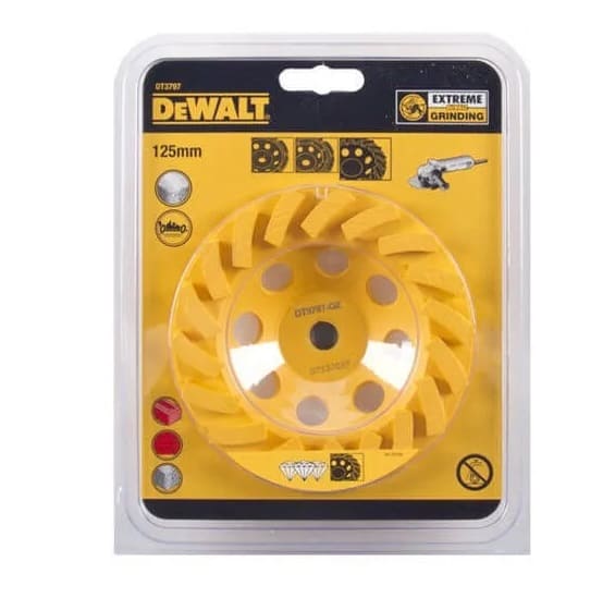 Шліфувальна алмазна чашка DeWALT EXTREME Turbo М14x125мм (DT3797)