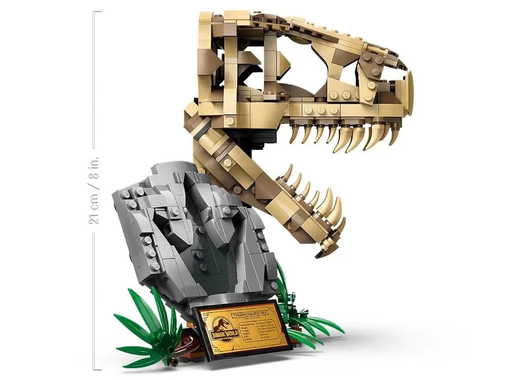 Конструктор Lego Jurassic World Скам`янілості динозаврів: череп тиранозавра 577 деталей (76964)