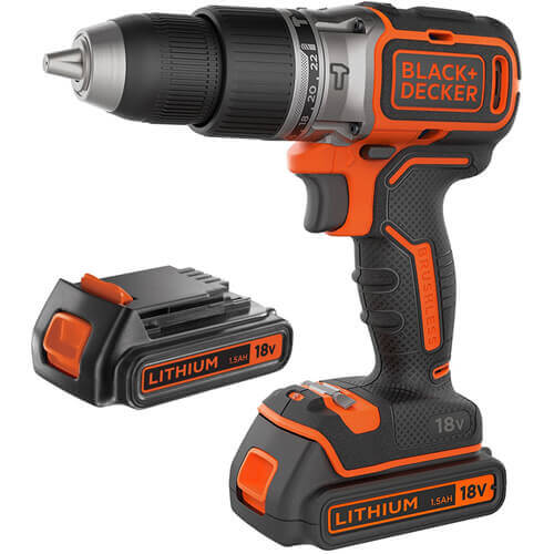 Дриль-шуруповерт ударний акумуляторний BLACK+DECKER BL188KB