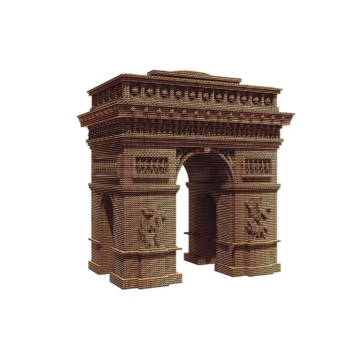 Фото картонный конструктор cartonic 3d puzzle arc de triomphe paris