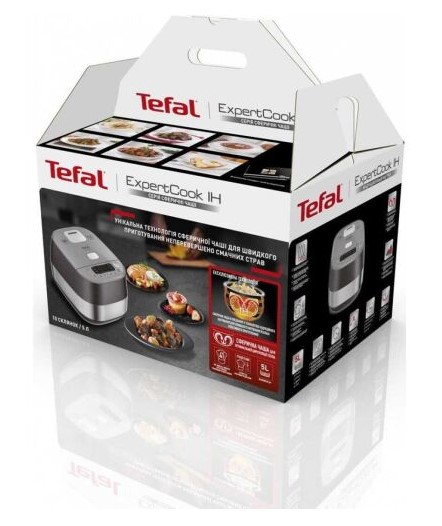 Фото мультиварка tefal expert cook induction rk802b34