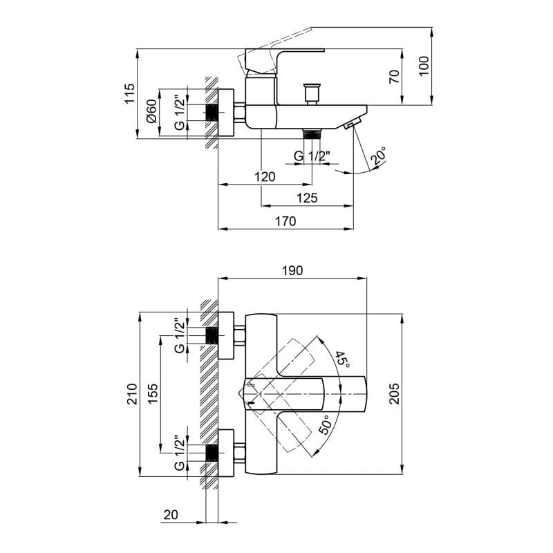    Qtap Lipno QTNH3023101DG