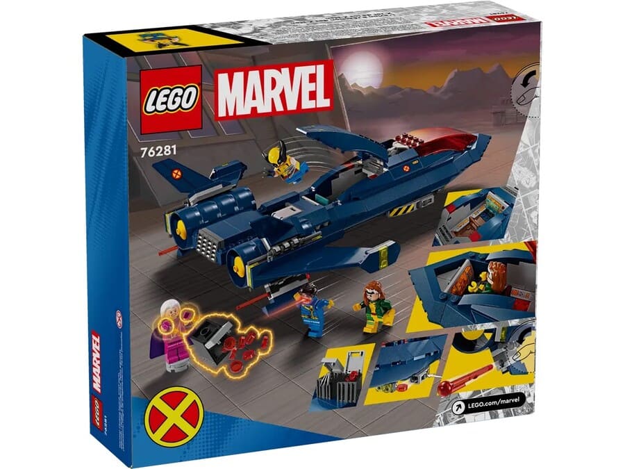 Конструктор Lego Marvel X-Jet Людей Ікс 359 деталей (76281)