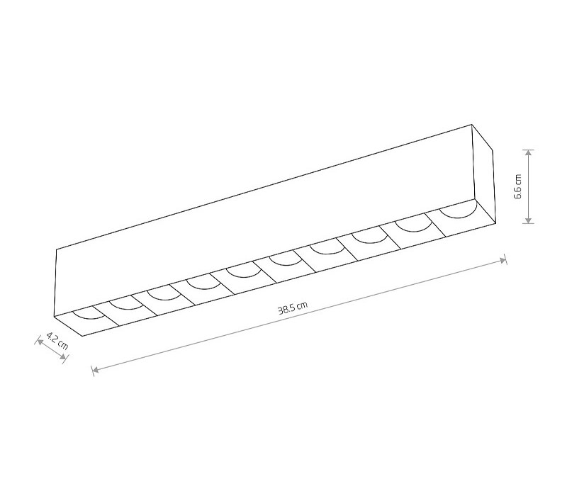   nowodvorski midi led black 40w 3000k (10056)