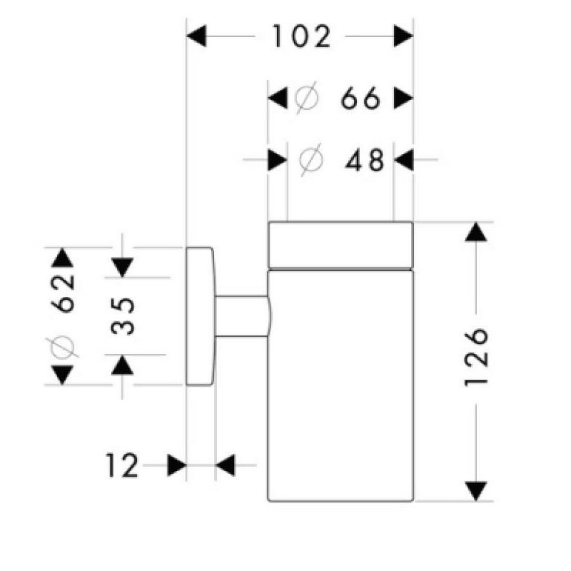 Склянка Hansgrohe Logis 40518000