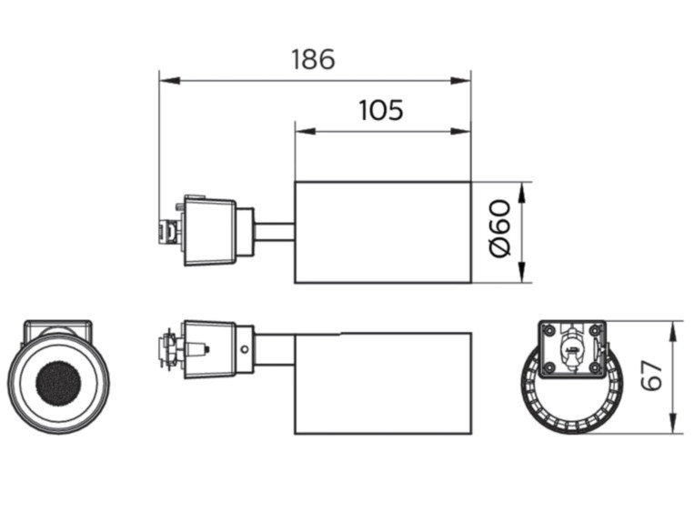 Світильник спот Philips ST031T Led30/840 33W 220-240V I WB WH GM (90016780)