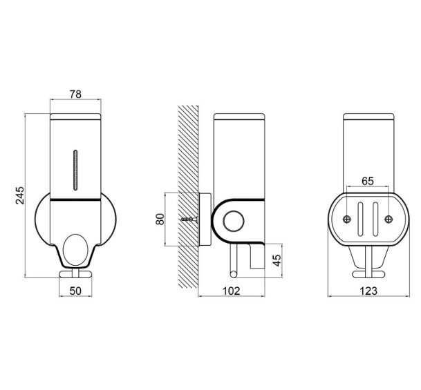     Qtap Davcovac mydla DM500CP