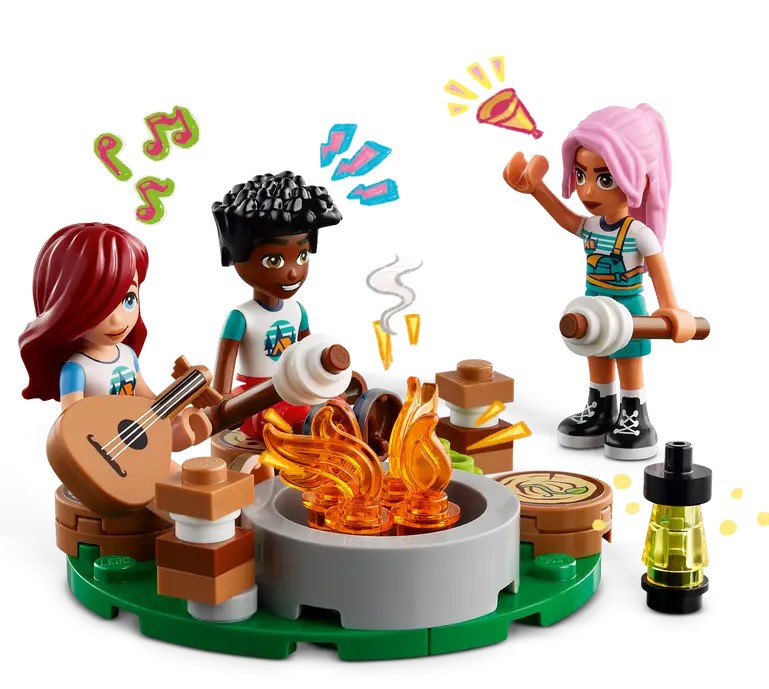 Конструктор Lego Friends Затишні хатинки у пригодницькому таборі 437 деталей (42624)