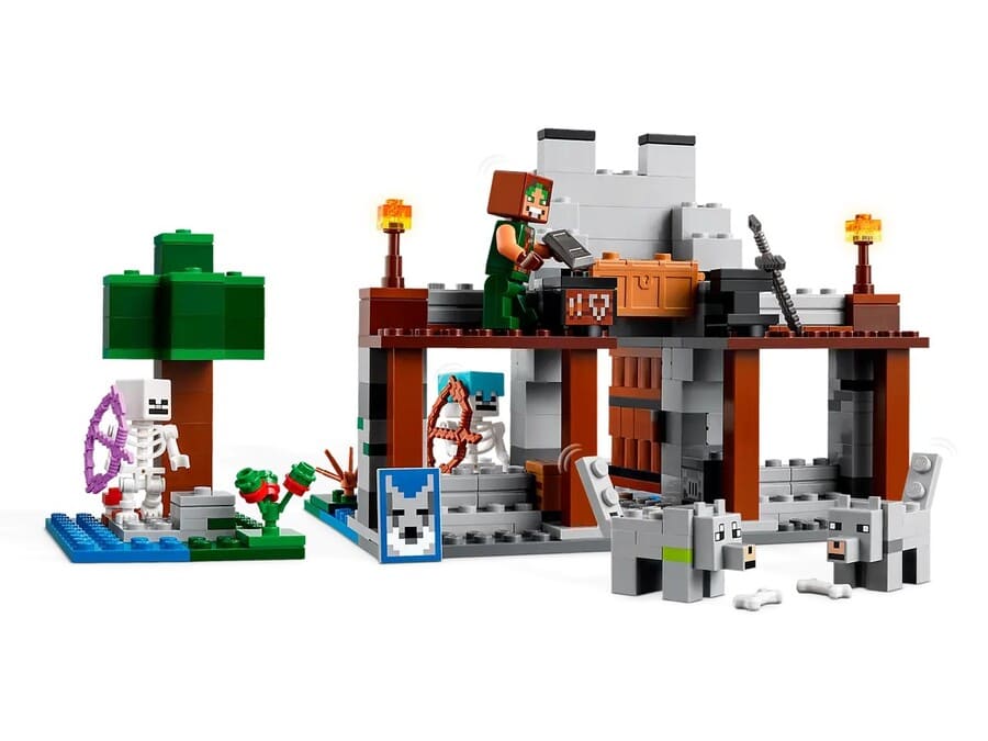 Конструктор Lego Minecraft Вовк із Цитаделі 312 деталей (21261)