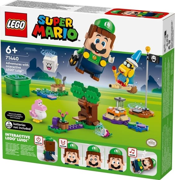 Конструктор Lego Super Mario Пригоди з інтерактивним Lego Луїджі 210 деталей (71440)