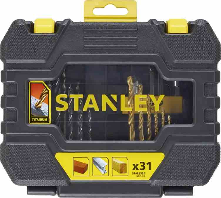 Набір біт і сверл STANLEY TITANIUM 31шт (STA88550)