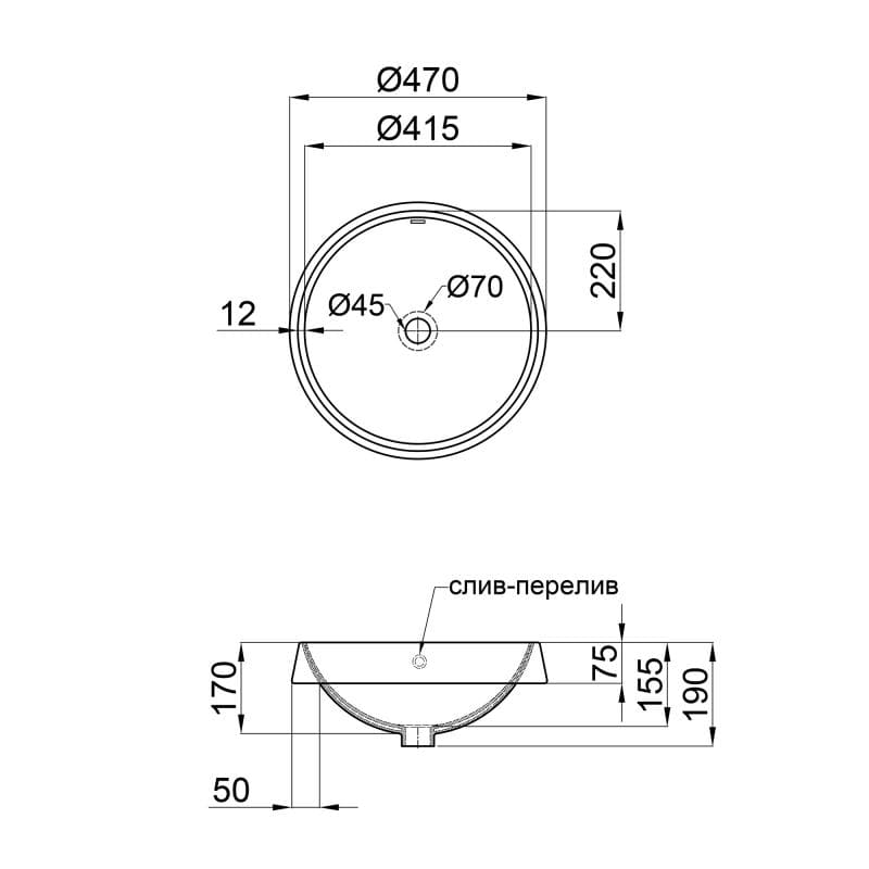  Qtap Jay    47x47x20 (QT0711K305W)