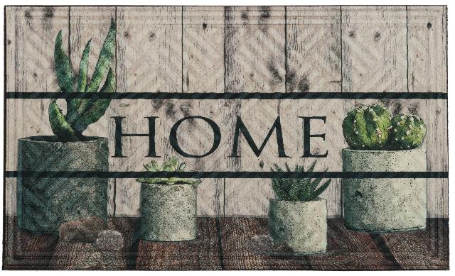 Килимок придверний Multy Home Lima Succulents 45x75см (EU5000047)