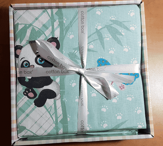 Комплект постільної білизни Cotton Box Panda Mint 100x150см (СB_08007777)