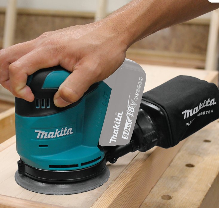 Шліфмашина ексцентрикова акумуляторна Makita DBO180Z