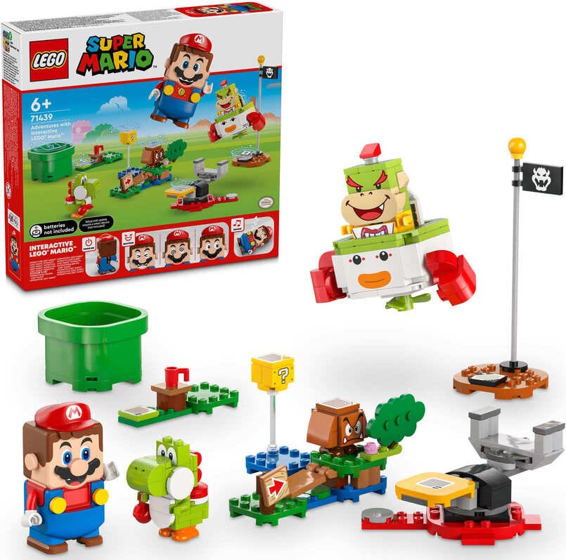 Конструктор Lego Super Mario Пригоди з інтерактивним Lego Маріо 218 деталей (71439)