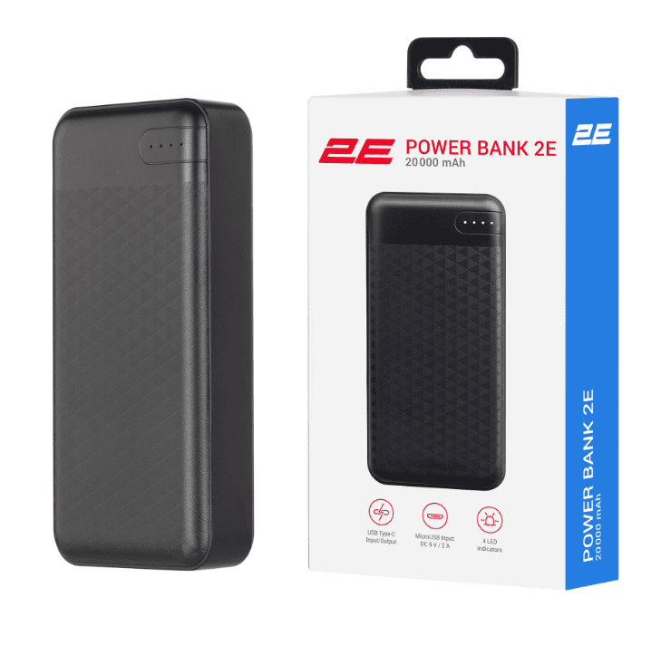  2E 20000mAh 18 PD QC (2E-PB2004PD-BLACK)