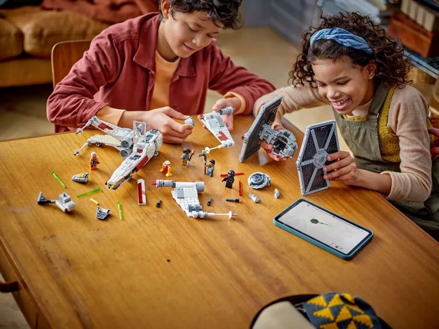 Конструктор Lego Star Wars Збірний пакет Винищувач TIE і Корабель X-wing 1063 деталі (75393)