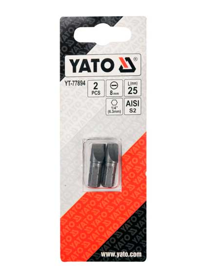   YATO SL8x25 HEX 1/4" 2 (YT-77894)