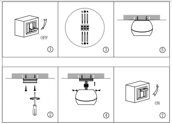    kloodi kd-q021 12w 3 wh ip20