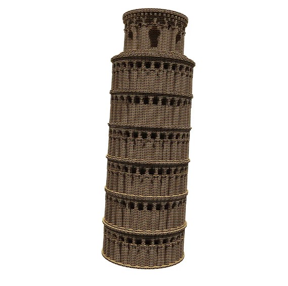 Фото картонный конструктор cartonic 3d puzzle leaning tower of pisa