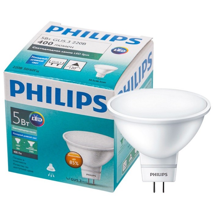   Philips ESS LEDspot 5W 400Lm GU5.3 865 220V (929001844787)