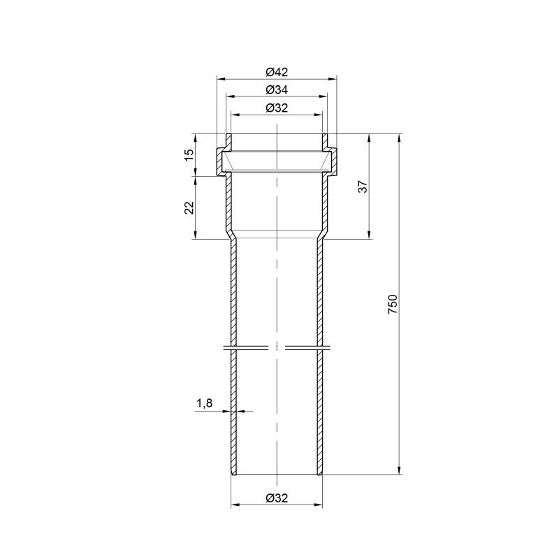    TA Sewage 321,8 0,75 (TASPIPP75032)