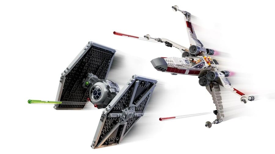 Конструктор Lego Star Wars Збірний пакет Винищувач TIE і Корабель X-wing 1063 деталі (75393)