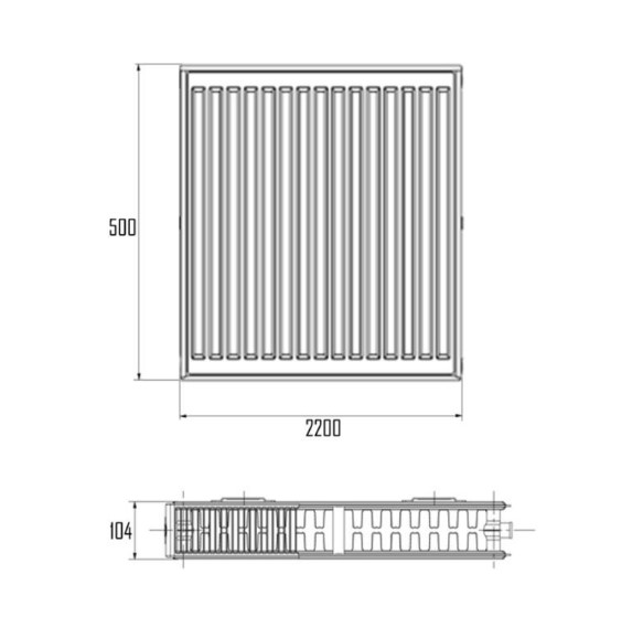   Aquatronic 22- 500x2200   (A225002200VK)