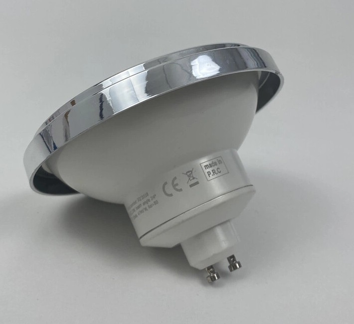 Фото лампа светодиодная nowodvorski reflector led cob 12w 3000k gu10 es111 angle 24 (9181)