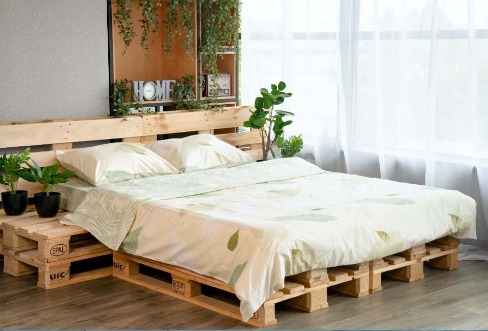 Фото комплект постельного белья ardesto gloria листья зеленые двуспальные 200х220см (art2022gy)
