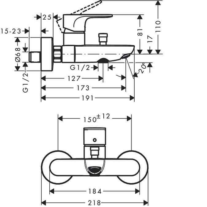    Hansgrohe Rebris S (72440670)