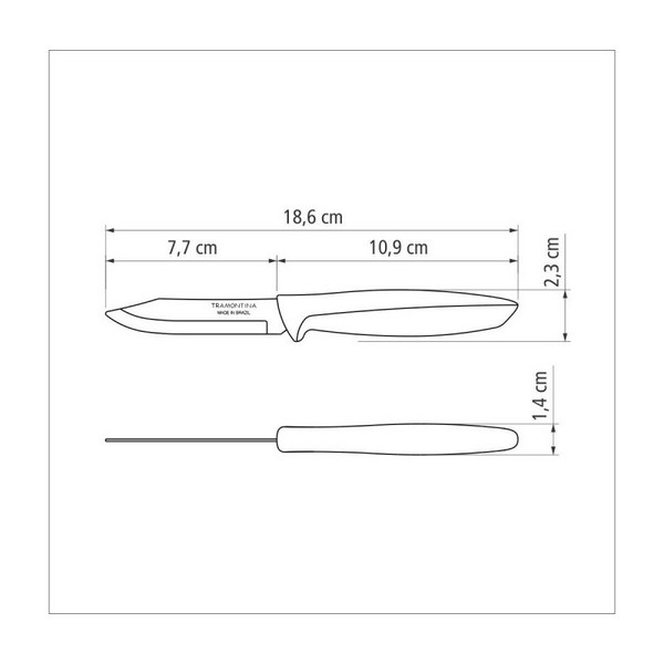 ͳ   Tramontina Plenus grey 7,6 (23420/163)