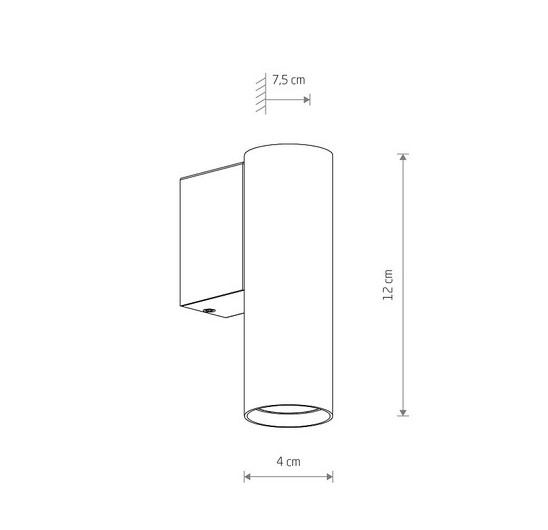  Nowodvorski Fourty Wall S White (10746)