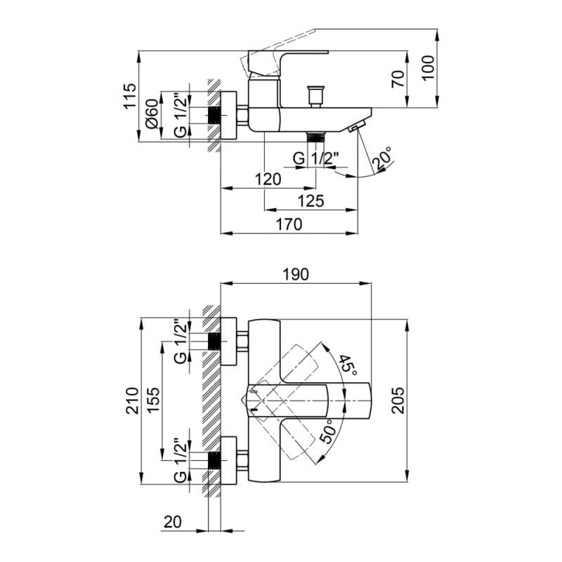    Qtap Lipno QTNH3023101DC