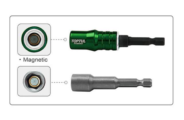 Набір біт та головок для шуруповерта Toptul 1/4" 40шт (GAEW4001)