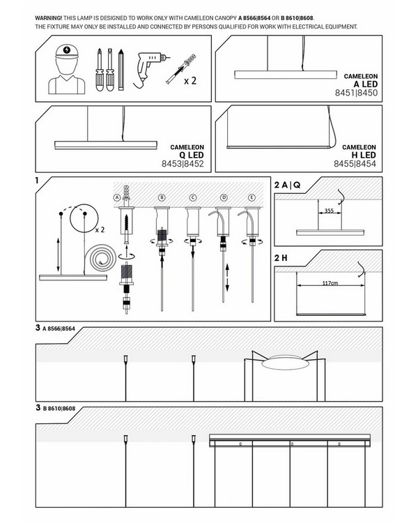    nowodvorski cameleon a led wh (8451)