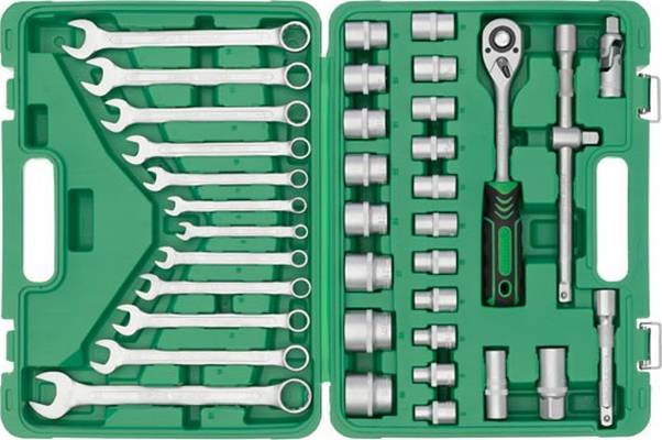 Комплект інструментів Intertool 38 предметів (ET-6038SP)