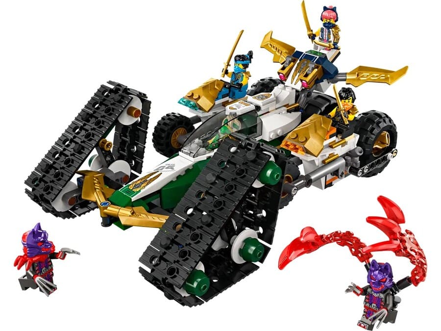 Конструктор Lego Ninjago Комбі-автомобіль команди ніндзя 576 деталей (71820)