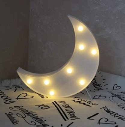 Фото декоративный led светильник-ночник uft funny lamp moon white (uftfunnylampmoon)